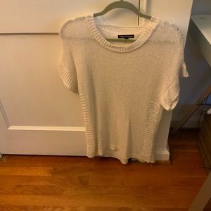 White Knitted Blouse